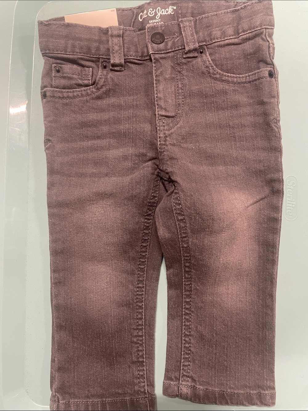 Cat & Jack Mauve Wash Skinny Jeans